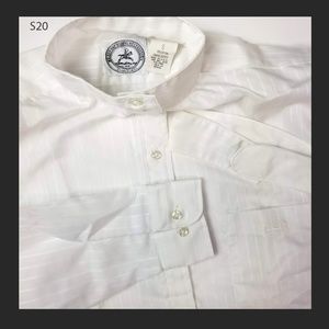 S20 Ladies Equestrian Riding Shirt- White, Small, Long sleeve